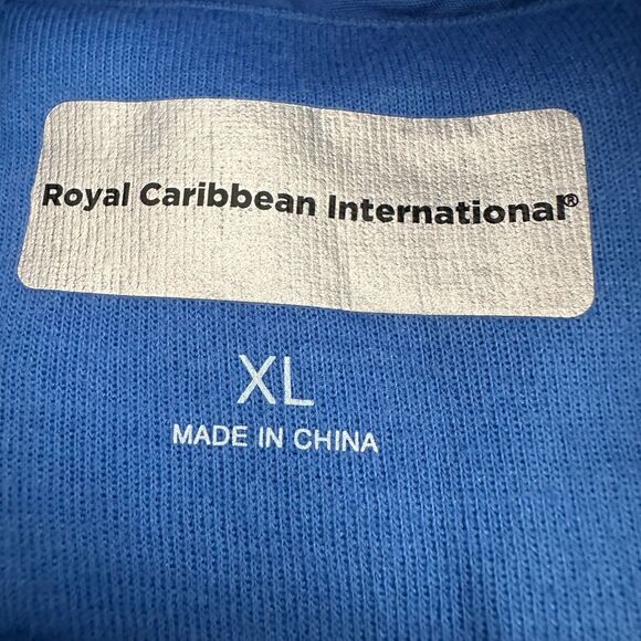 Royal Caribbean International Cruises 1/4 Zip Pullover Sweatshirt Men's Size XL - Picture 4 of 4